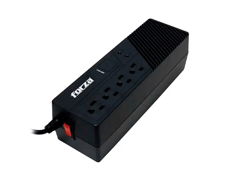 Estabilizador Forza 1000VA (500w) FVR-1012 4 tomas 220v - Imagen 2