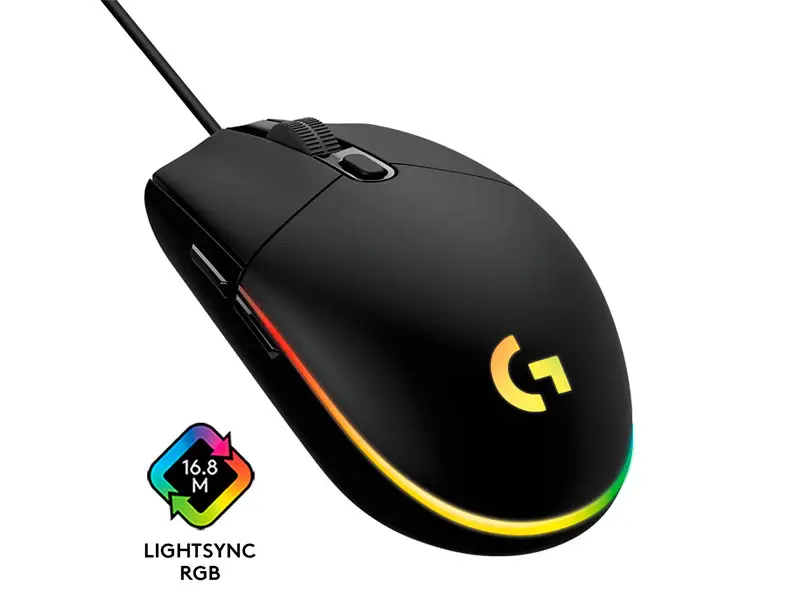 Mouse Gaming Logitech G G203 Lightsync Black - Imagen 3