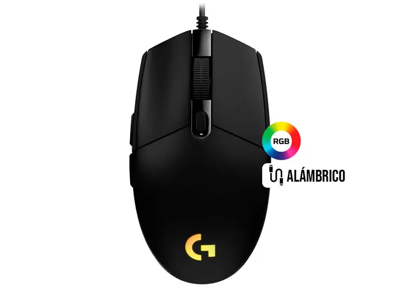 Mouse Gaming Logitech G G203 Lightsync Black