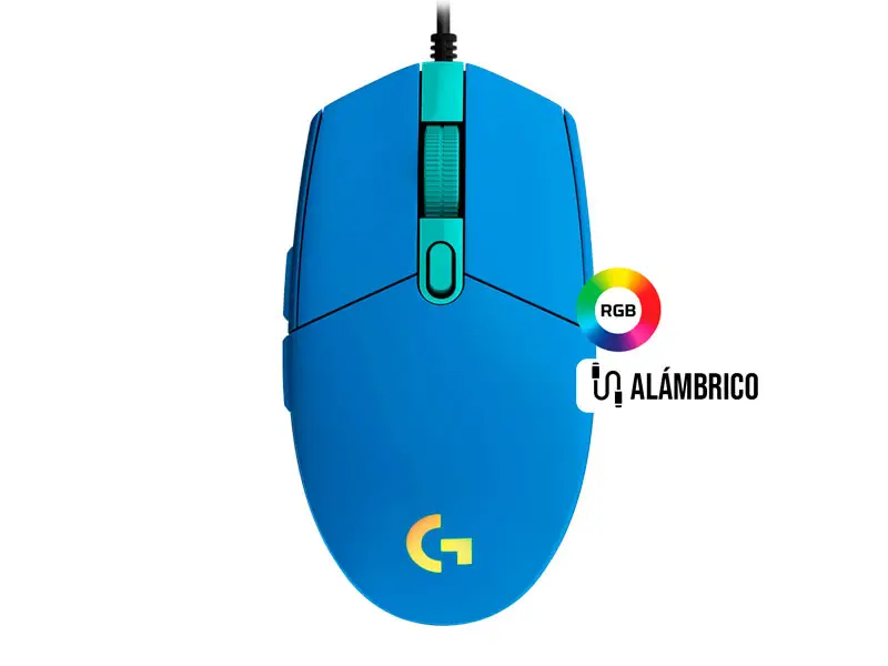 Mouse Gaming Logitech G G203 Lightsync Blue