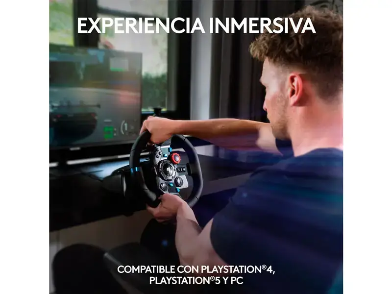 Volante G29 Logitech G con pedal Driving Force para PS3/PS4 - Imagen 3
