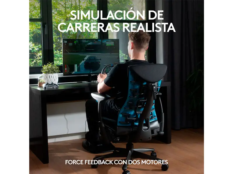 Volante G29 Logitech G con pedal Driving Force para PS3/PS4 - Imagen 2