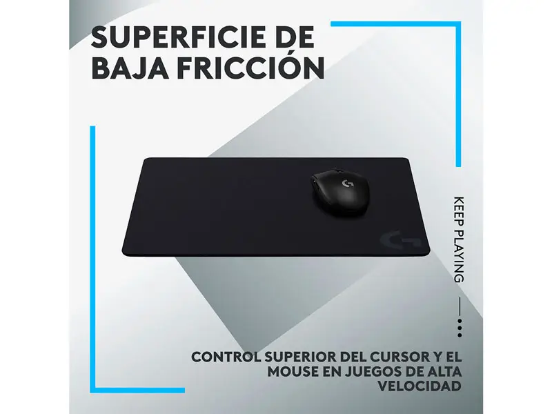 Mouse Pad Gaming Logitech G G440 Hard Medium 340x280x3 mm Black - Imagen 2