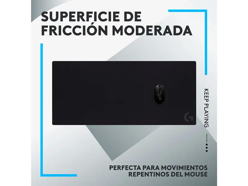 Mouse Pad Gaming Logitech G G840 XL 400x900x3 mm Black - Imagen 3