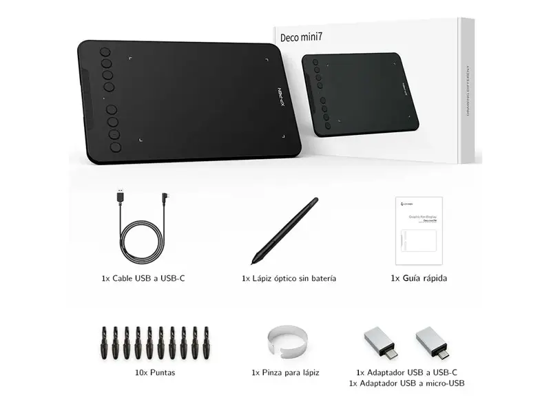 Tableta Grafica XP-Pen Deco mini7 Gen2 - Imagen 2