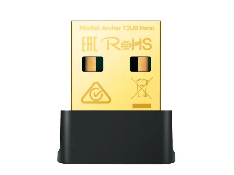 Adaptador USB Wi-Fi 5 TP-Link Archer T2UB Nano AC600 Bluetooth 4.2