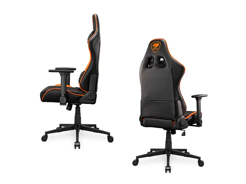 Silla Gaming Cougar Armor One V2 Black/Orange - Imagen 3