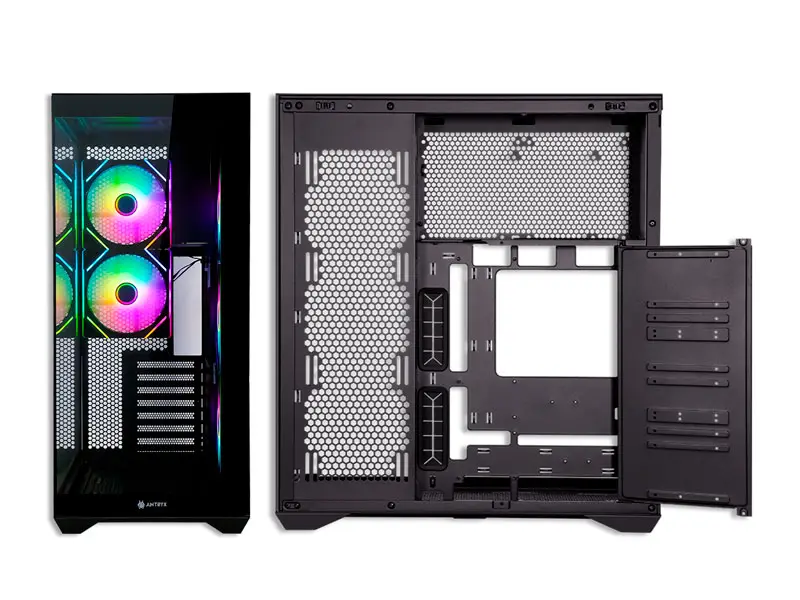 Case Antryx FX 970 Pro Fan X5 ARGB USB-C Black (AC-FX970KP) - Imagen 3