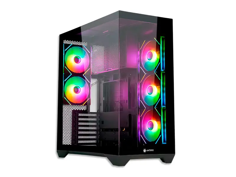 Case Antryx FX 970 Pro Fan X5 ARGB USB-C Black (AC-FX970KP)