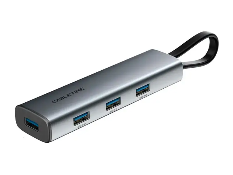 HUB CABLETIME CB21G USB-C a 4 USB-A 3.0 Macbook Pro