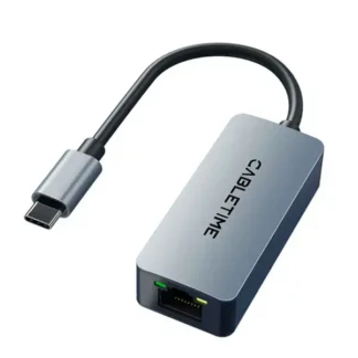 Adaptador USB-C a Ethernet Gigabit CABLETIME CB57G