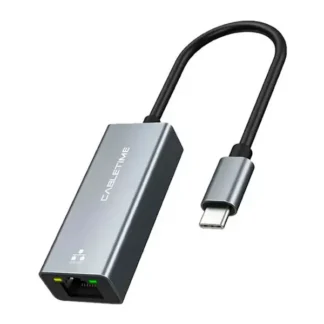 Adaptador USB-C a Ethernet Gigabit CABLETIME CB51G