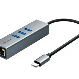 Adaptador USB-C a Ethernet + 3 USB CABLETIME CB54G