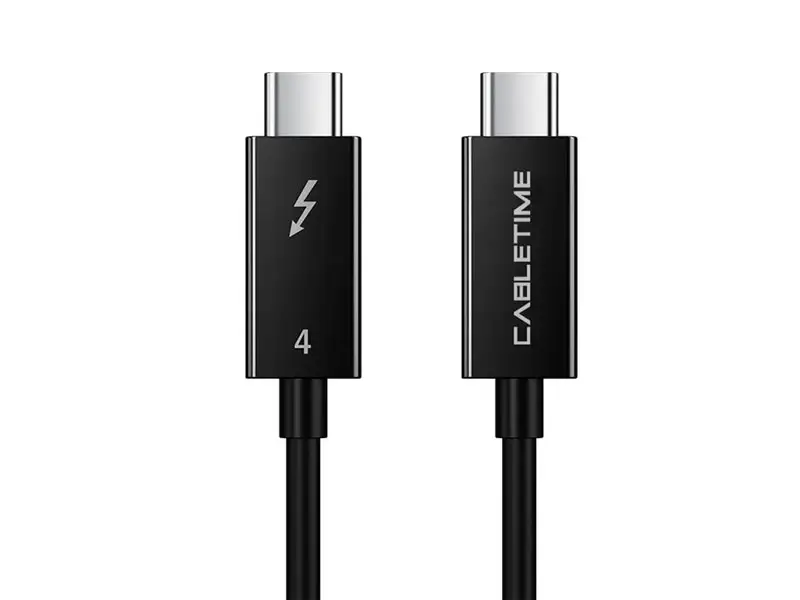 Cable Thunderbolt 4 a Thunderbolt 4 0.50mt CABLETIME CT40E 100W
