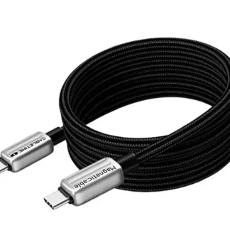 Cable USB-C a USB-C 1mt CABLETIME CU08H 240w Magnetico Black