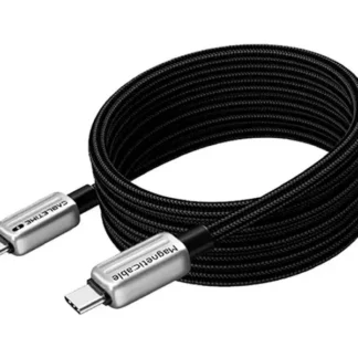Cable USB-C a USB-C 2mts CABLETIME CU08L 240W Magnetico Black