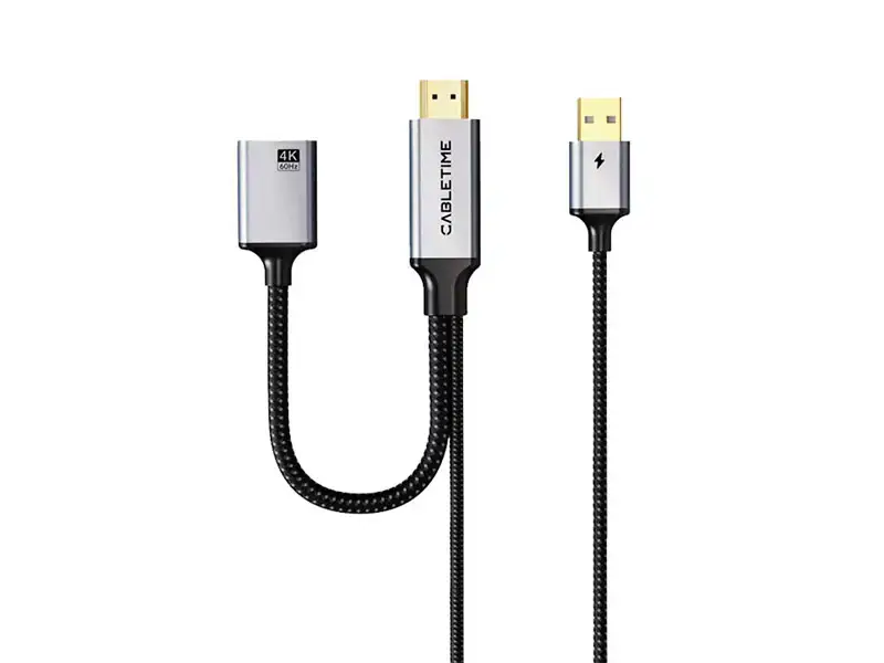 Adaptador HDMI a DisplayPort USB CABLETIME CP51B 4K 60Hz