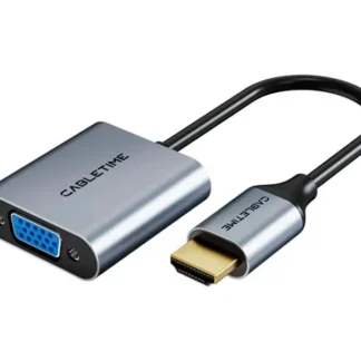 Adaptador HDMI a VGA CABLETIME CP53G 1080P