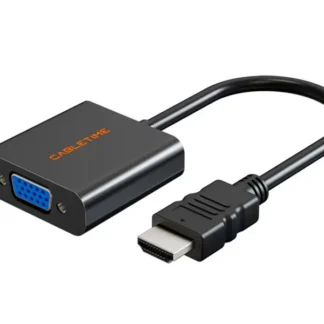 Adaptador HDMI a VGA CABLETIME CP52B 1080P