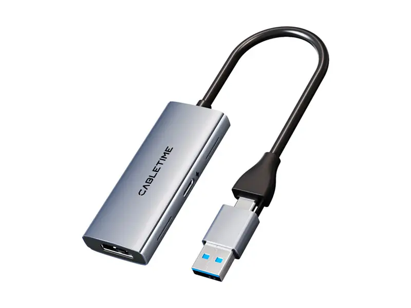 Capturador de Video CABLETIME CB66G HDMI a USB 3.0 1080P 100W