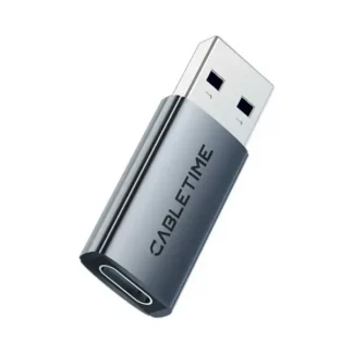 Adaptador USB a USB-C CABLETIME CP80 G10Gbps