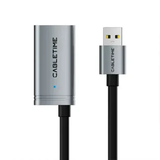 Cable Extension USB 5mts CABLETIME CA19P 5Gbps