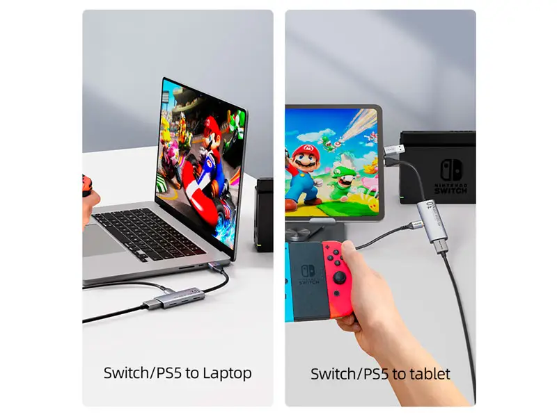 Capturador de Video CABLETIME CB66G HDMI a USB 3.0 1080P 100W - Imagen 2
