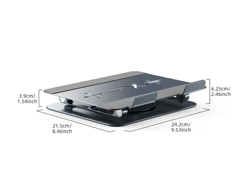 Soporte para Laptop CABLETIME giratorio para portátil 360° CS19G - Imagen 3
