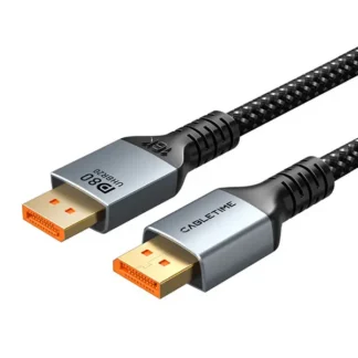 Cable DisplayPort a DisplayPort 2mts CABLETIME CD13L 16K 8K 4K 30AWG