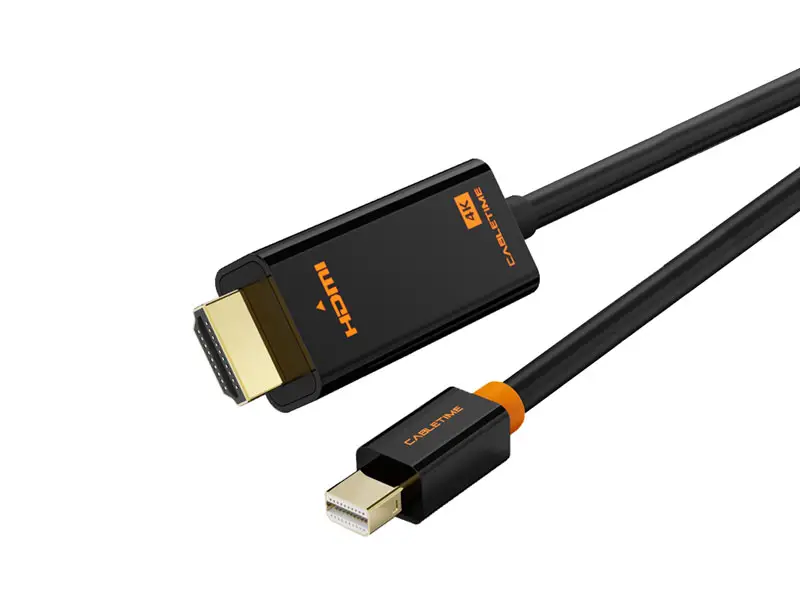 Cable Mini DisplayPort a HDMI 1.8mts CABLETIME CD51K 60Hz