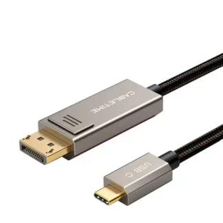 Cable USB-C a Displayport 2mts CABLETIME CC23L 8K 60Hz Bidireccional