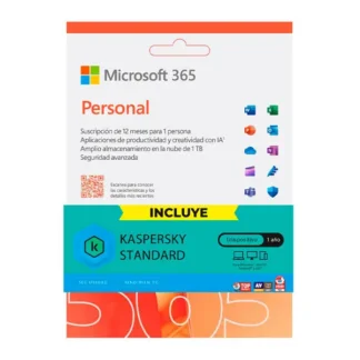 Microsoft 365 Personal + Copilot BLISTER 1 Año Office