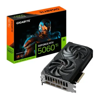 Tarjeta Grafica Gigabyte NVIDIA GeForce RTX 5060Ti Windforce OC 8GB GDDR7