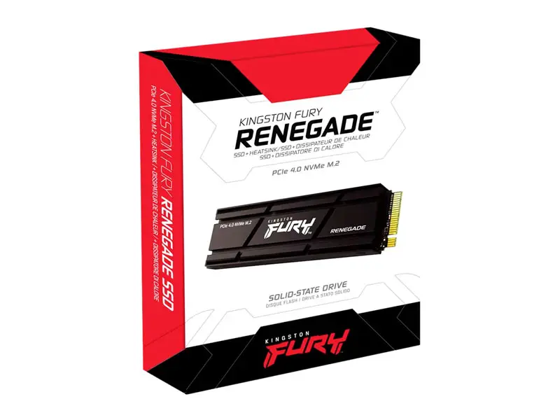 Unidad SSD Interno M.2 Kingston Fury Renegade 1TB PCI-E 4.0 x4 con NVMe - Imagen 3