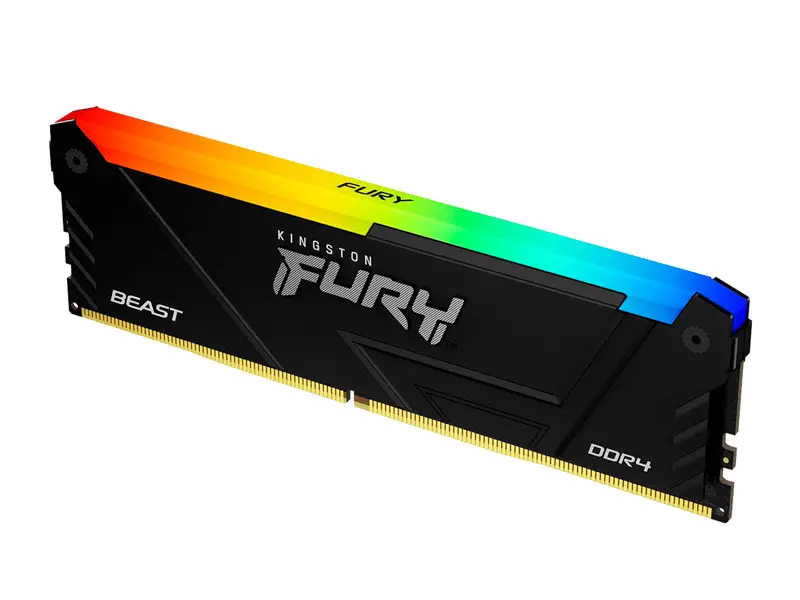 Memoria DDR4 16GB 3200MHz FURY Beast Kingston RGB KF432C16BB2A/16 - Imagen 2