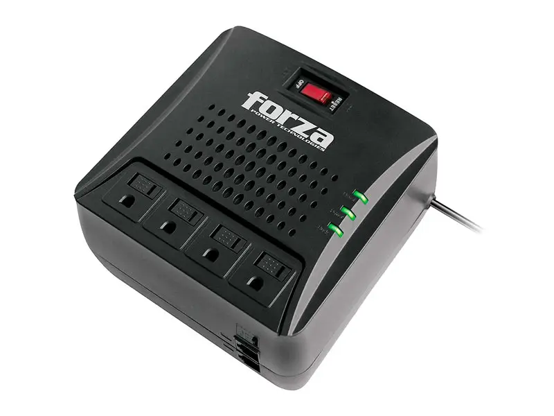 Estabilizador Forza 3000VA(1500w) FVR-3002 4 tomas 220v
