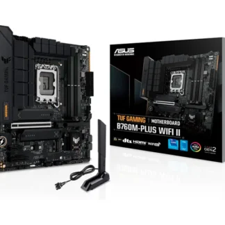 Placa ASUS TUF Gaming B760M-Plus Wi-Fi II 6E LGA1700 DDR5 HDMI/DP/Thuberbolt/Three M.2