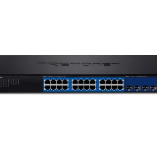 Switch Trendnet 28-Port TEG-30284 (24 puertos gigabit y Ranuras SFP+ 10G Web Smart