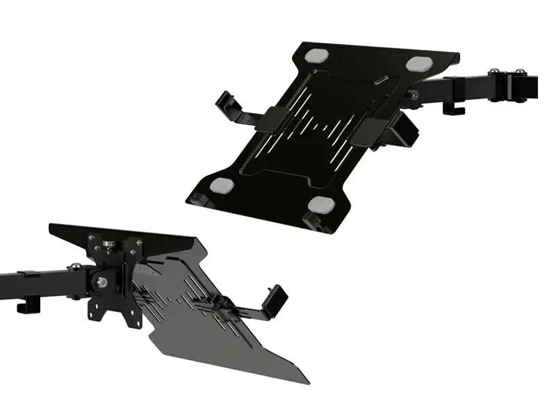 Soporte Klip Xtreme para 1 monitor 32″ y 1 laptop 15.6″ (KMM-301) - Imagen 2