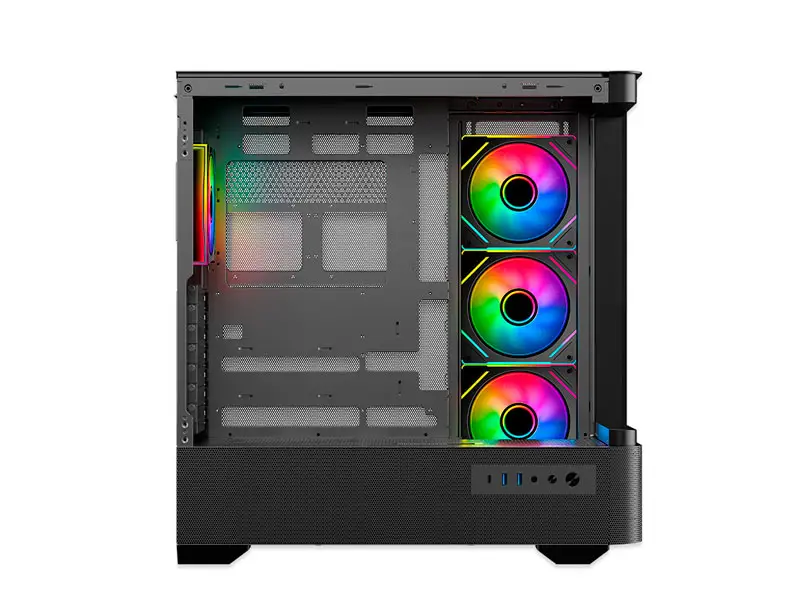 Case Antryx FX 830 infinity ARGB FAN X4 USB-C Black (AC-FX830K) - Imagen 3