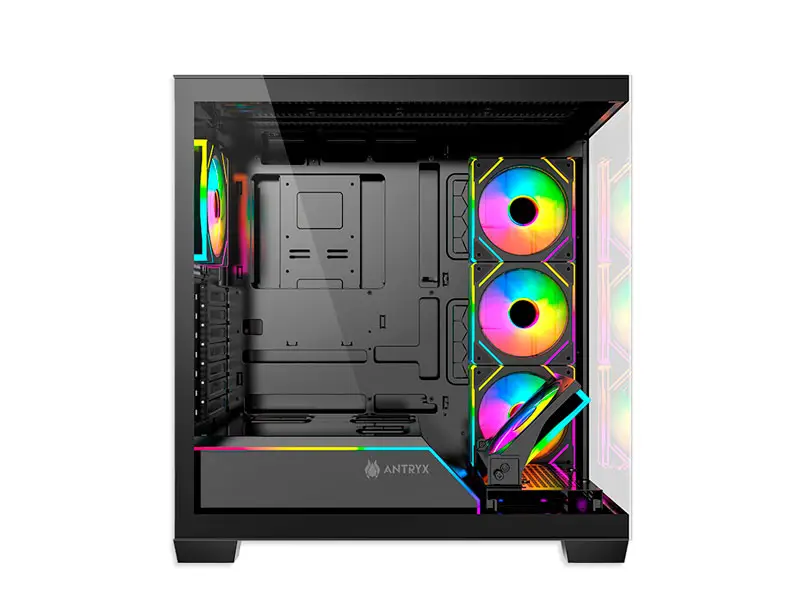 Case Antryx FX 850 PRO infinity ARGB FAN X5 USB-C Black (AC-FX850KP) - Imagen 3