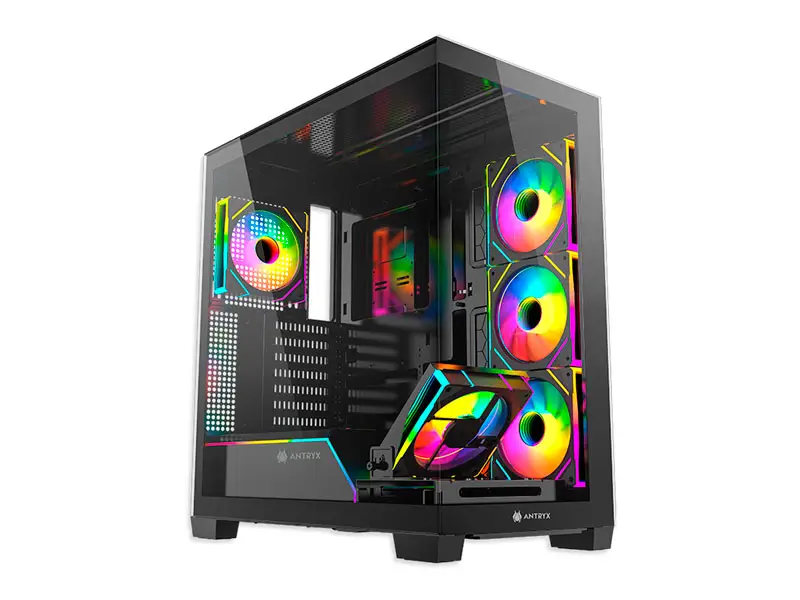 Case Antryx FX 850 PRO infinity ARGB FAN X5 USB-C Black (AC-FX850KP)