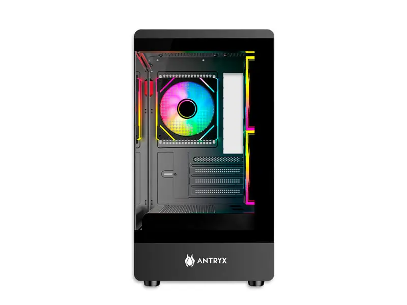 Case Antryx FX 630M infinity ARGB FAN X3 Vidrio Templado Black (AC-FX630MK) - Imagen 3
