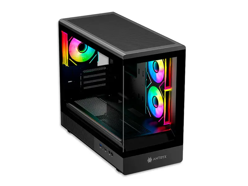 Case Antryx FX 630M infinity ARGB FAN X3 Vidrio Templado Black (AC-FX630MK) - Imagen 2