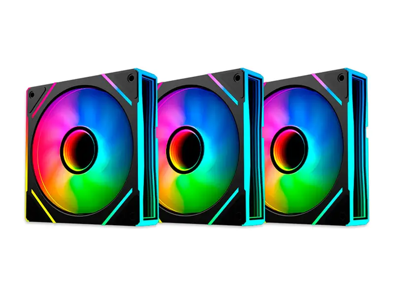 Cooler Case Antryx 120MM Infinity IF-120 ARGB pack de 3 Negro