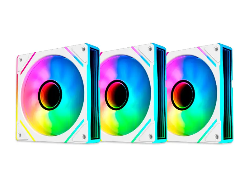 Cooler Case Antryx 120MM Infinity IF-120 ARGB pack de 3 Blanco