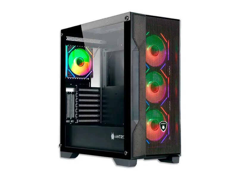 Case Antryx FX 710U RGB 4 FAN Mesh USB-C Black