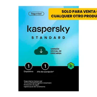 Antivirus Kaspersky Standar 1PC 12 Meses Blister