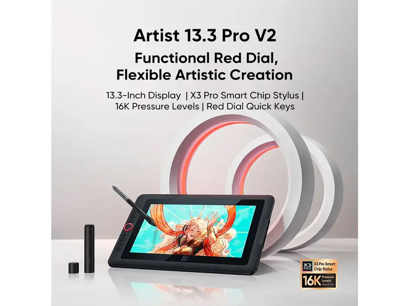 Pantalla Grafica XP-Pen MD130FH Artist 13.3 Pro V2 - Imagen 3