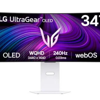 Monitor Gaming LG 34 UltraGear 34GX90SA-W 34″ Curvo WQHD IPS 240Hz HDMIx2 DP White